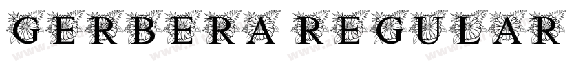 Gerbera Regular字体转换